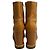 Céline Celine Suede Wedge Short Boots Brown - view 4