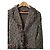 Abrigo de tweed Emporio Armani Negro - vista 2