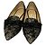 Décolleté Jimmy Choo GALA Glitter Ribbon Pumps Nero - vista 2