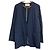Autre Marque Tiara Collarless Jacket Blue