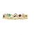 Autre Marque Vendome Ring aus K10 Gelbgold mit bunten Edelsteinen Golden - Ansicht 2