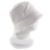 Prada Logo Embroidered Cotton Bucket Hat White - view 2