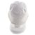 Prada Logo Embroidered Cotton Bucket Hat White - view 3