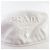 Prada Logo Embroidered Cotton Bucket Hat White - view 5