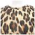 Autre Marque Top transparente de leopardo Ray Beams Negro Estampado de leopardo - vista 4