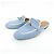 Hermès Oz Denim Sandalen Blau - Ansicht 3