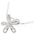 Autre Marque Collar de Flor en Oro Blanco Au750 y Diamantes Plata - vista 4
