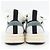 Sneakers Chanel in maglia e vitello scamosciato Bianco Blu - vista 5