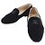 Mocassins en velours Chanel Coco Mark Noir