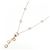 Bulgari Collar Bvlgari B.zero1 750 Pink Gold Ceramic Diamond Dorado - vista 2