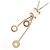 Bulgari Collar Bvlgari B.zero1 750 Pink Gold Ceramic Diamond Dorado - vista 3