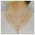 Bulgari Collar Bvlgari B.zero1 750 Pink Gold Ceramic Diamond Dorado - vista 5