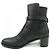 Hermès Stiefel aus schwarzem Leder 222091Z - Ansicht 2