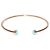 Bracciale Piaget Possession Au750 Oro Rosa Turchese Misura 16 Blu