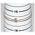 Bracciale Tiffany & Co. T TWO Au750 Oro Rosa Diamanti - vista 2