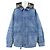 Supreme Worn Hooded Chore Coat Coat Azul