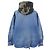 Supreme Worn Hooded Chore Coat Coat Azul - vista 2