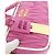 Borsa a tracolla Miu Miu 5BB142 Matelassé Pipi Rosa Bianco D'oro Fuschia - vista 5