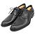 Giorgio Armani Leder-Schnürschuhe Schwarz