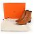 Hermès Demarche35.5 Leather Short Boots Brown - view 2