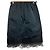 Autre Marque Satin-Spitzenrock N°21 Schwarz - Ansicht 3