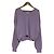 Autre Marque EVERYDAY I LIKE Pullover in maglia con maniche design Porpora