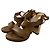 Sandales en cuir Salvatore Ferragamo Marron