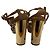 Sandales en cuir Salvatore Ferragamo Marron - vue 4