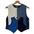 Autre Marque Chaleco de denim Olleborebla Alberobello Azul