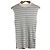 Autre Marque Malha canelada sem mangas Lame ANAYI Marrom Branco