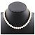 Autre Marque Collar de plata y perlas - vista 2