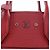 Borsa 2way Louis Vuitton City Steamer PM in vitello Rosso - vista 14