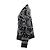 Cardigan Hermès BRIDES de GALA42 in cashmere, cotone e poliammide Nero Crudo - vista 13