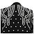 Cardigan Hermès BRIDES de GALA42 in cashmere, cotone e poliammide Nero Crudo - vista 5
