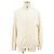 Chaqueta de punto de cachemira y algodón Salvatore Ferragamo Crudo
