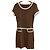Autre Marque FOXEY Strickkleid Braun