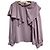 Autre Marque Pullover de Chiffon com Babados And Couture Roxo