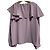 Autre Marque Pullover de Chiffon com Babados And Couture Roxo - vista 2