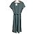 Autre Marque Vestido PLST Polyester Oxford Verde - vista 2