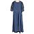 Autre Marque Rire fete Spitzenkleid lang Blau