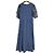 Autre Marque Rire fete Spitzenkleid lang Blau - Ansicht 2