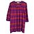 Autre Marque Sonia Rykiel Stricktop mit Bandstreifen Lila