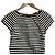 Autre Marque Top in cotone a righe alice+olivia Nero