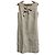 Autre Marque Vestido sin mangas de tweed con cinta Miss J Beige