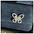 Brincos Graff Butterfly Illusion Diamantes Prata - vista 4