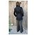 Comptoir des Cotonniers schwarzer Trenchcoat mit Gürtel - Ansicht 4