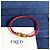 Fred Force 10 Red String Bracelet with Diamonds Golden - view 7