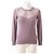 Camisola Ermanno Scervino Roxa Lã Seda Cachemire Renda Roxo