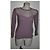 Camisola Ermanno Scervino Roxa Lã Seda Cachemire Renda Roxo - vista 2