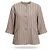 Autre Marque Manila Grace Gestreifte Jacke Beige Dunkelblau